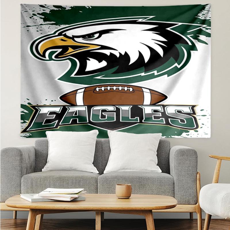 Philadelphia Eagles Tapestry Accessories Playroom Tapestry, for Bedroom,Livingroom, dormitory Room Wall Decor Fan Birthday Gifts