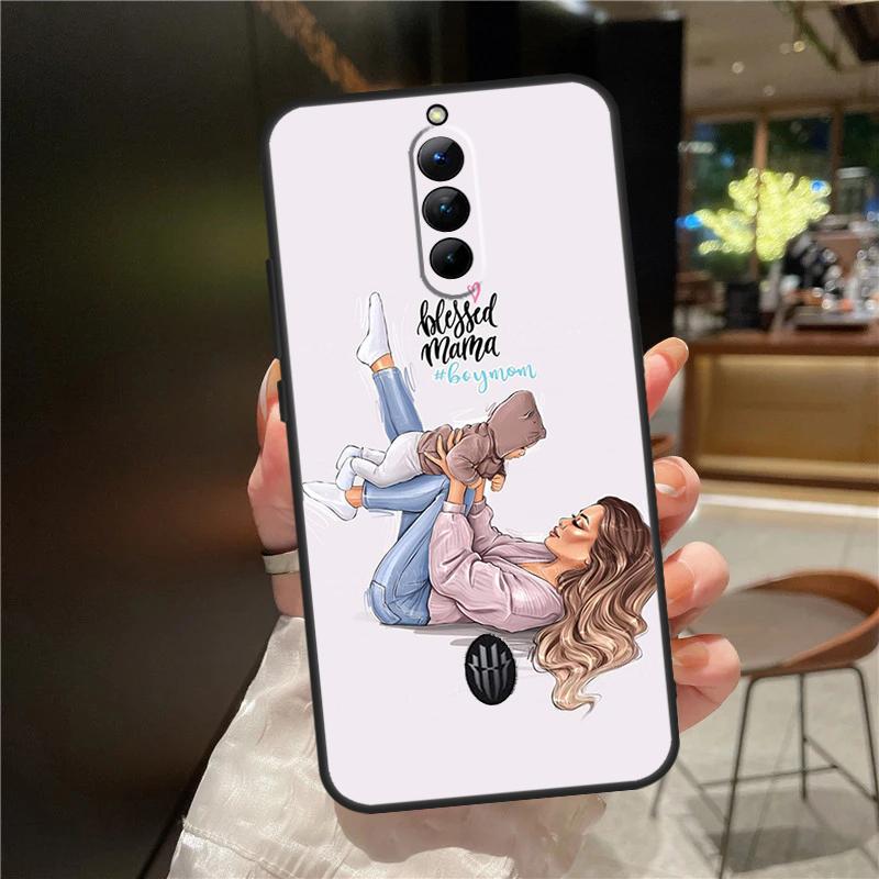 Fashion Super Mom Case For ZTE Nubia Red Magic 10S 9S 8S 10 9 8 11 Pro Plus 6 7 6S 7S For RedMagic 10 Air Cover