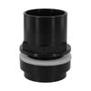 Threaded Tank Connector for Aquarium and Pond Filtration Systems Supporting PVC Pipe Integration and Wall Penetration Needs