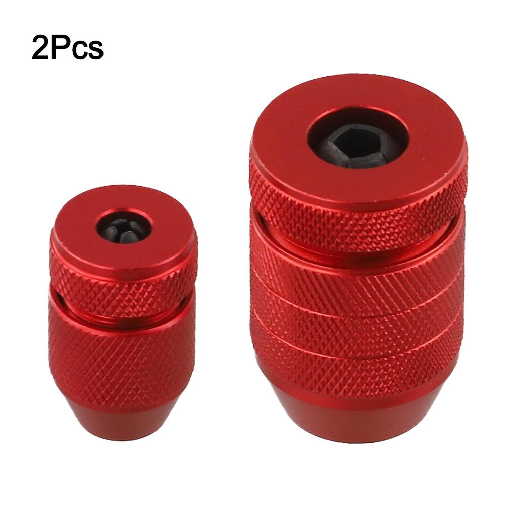 2-5MM Adjustable Drill Stop Lightweight Aluminum Alloy Nylon Locking Mechanism Furniture Installation For Drill Bits