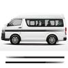 2 SZT. Naklejki Dekoracyjne Paski Wyścigowe Boczne Linii Talii Drzwi Samochodowych Naklejki Dekoracyjne na Karoserię Samochodu Folia Winylowa Kalkomanie Akcesoria Do Toyota Hiace