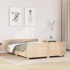 Vidaxl Bed Frame Without Mattress, 120X190 Cm, Solid Pine Wood