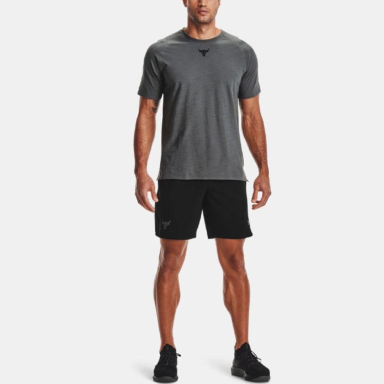 Under Armour Project Rock Johnson Snap šortky Pánské šortky Černé 1361616-001