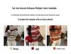 Versatile Ethnic Style Color Block Knit Cardigan Sweater for Women - Round Neck, Retro, Multi-Season