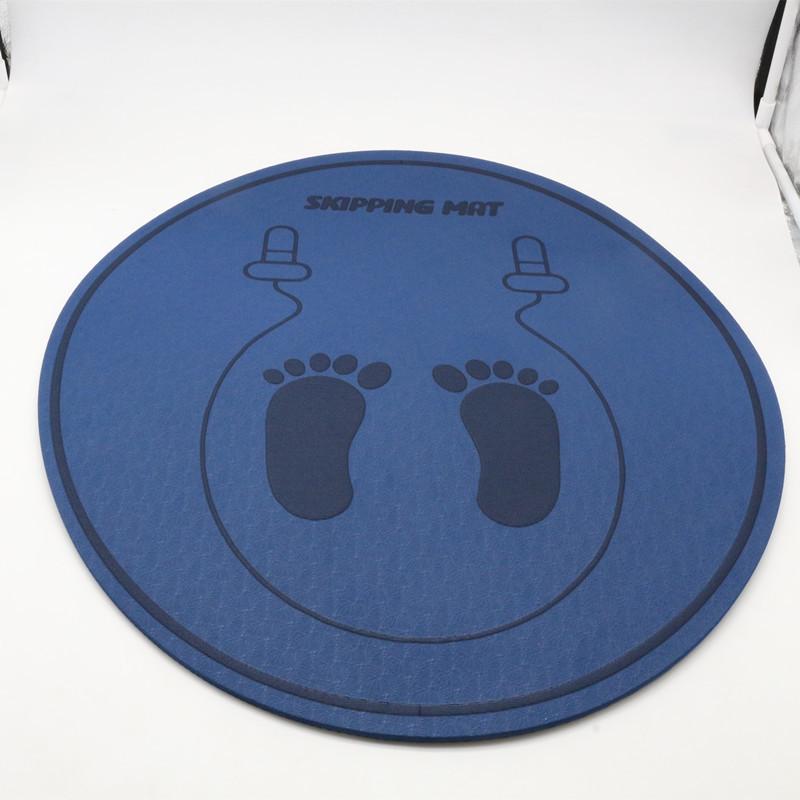 

Круглый коврик для скакалки TPE, коврик для йоги, утолщенный, нескользящий, амортизирующий, бытовой, звукоизоляционный коврик, устройство для фитнеса и йоги