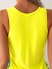 2025 Sporty Sunflower Split Skirted Tankini Swimsuit with Bright Colors