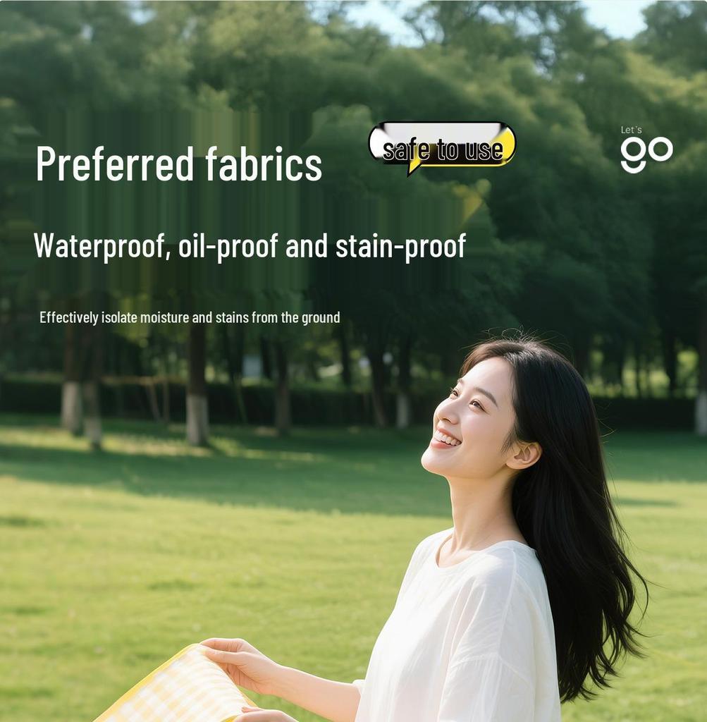 Portable Waterproof & Sand-Resistant Picnic Mat for Beach, Camping & Festivals