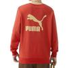 Puma Sweatshirts Unisex Red Crew Neck Moderate Regular 625825-11