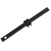 Precision Pocket Ruler Woodworking by Clear Style | Inch and Metric Indicators Professional Woodworking for T Track Rule