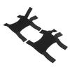 2 Pcs Forearm Crutch Pads Non Slip Breathable Adjustable Forearm Crutch Hand Grip Covers Black