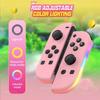 Wireless Joy-Con Compatible Controller for Switch OLED Lite with 6-Axis Gyro, RGB, Turbo and Vibration
