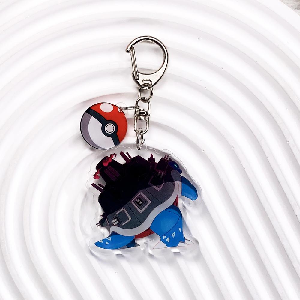Pokémon Characters Pikachu Bulbasaur Jigglypuff Acrylic Keychain Bag Charms Accessories Backpack Pendant Key Holder Friend Gifts 5 cm