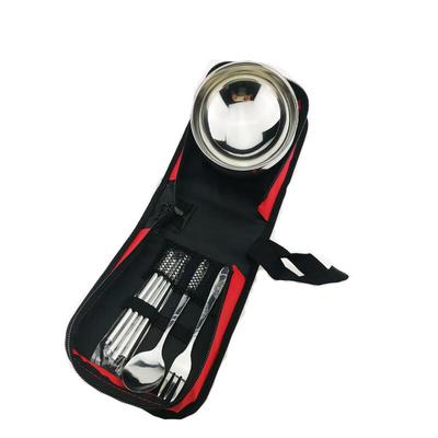 Portable 316 Stainless Steel Outdoor Cutlery Set