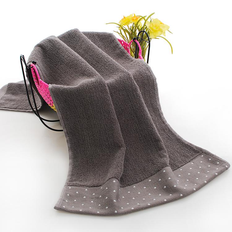 32-strand Cotton Towel, Enlarged and Thickened Polka Dot Adult Towel, Soft Water Absorption