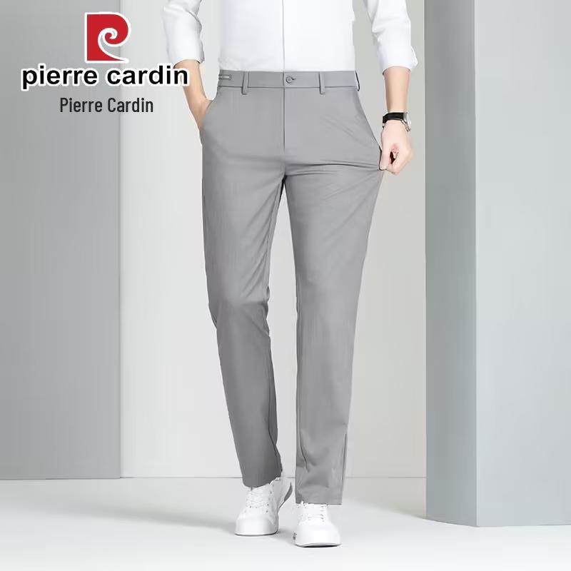 Pierre Cardin Men s Summer Business Casual Straight Leg Pants 33