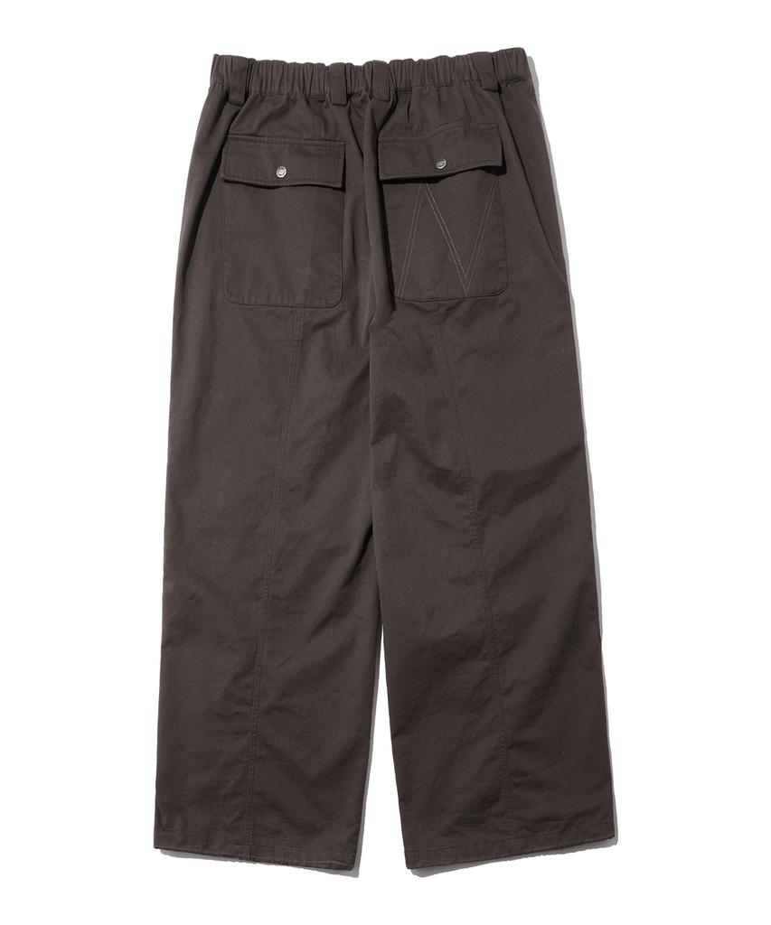 Nontai Parachute Contrast Cargo Pant (Brown)
