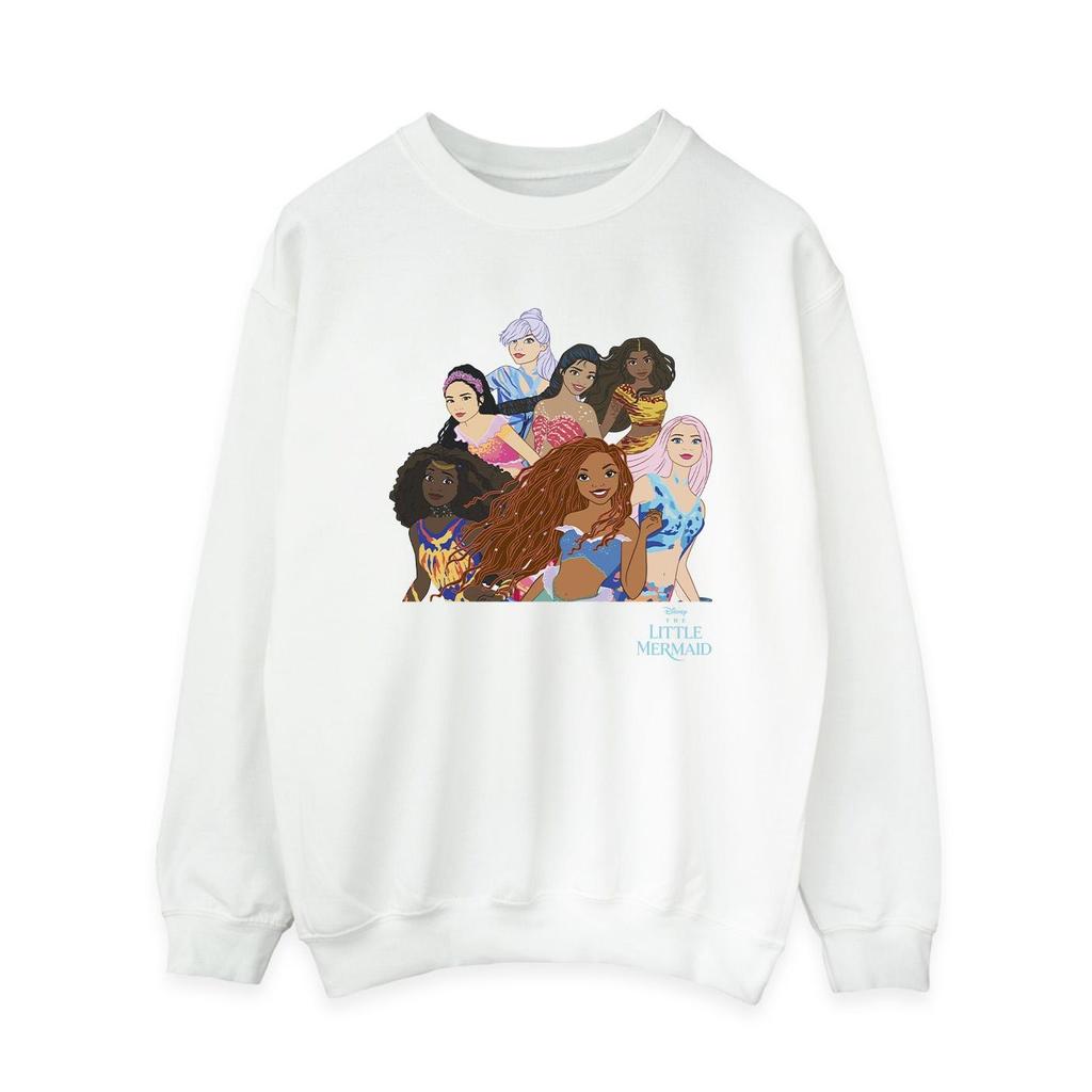 The Little Mermaid Womens/Ladies Group Sweatshirt
