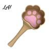 Portable Feeding Utensils 3D Printed Cute Paw Print Pet Food Scoop Measuring Spoon for Cats Precise Portion Control & Dogs Scooper Gift Lovers
