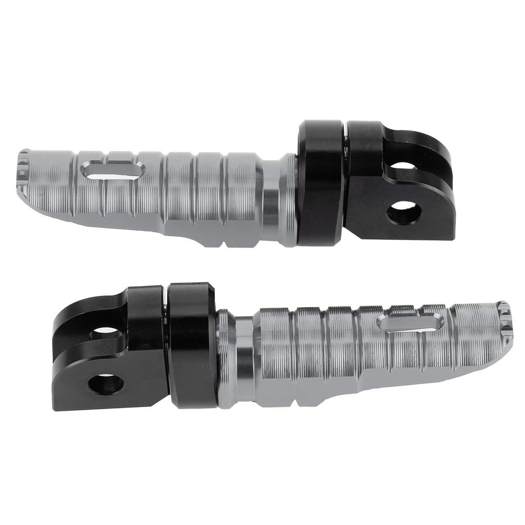 Yctze Motorcycle Front Footrest Front Left Right Pair Fit Yamaha MT‑03 MT‑25 MT‑07 MT‑09 R3XJ6 (Titanium)
