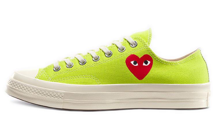 Кеды Chuck 70 Comme des Garçons Play x Chuck 70 Converse Low Ярко-зеленые 168302C 41.5