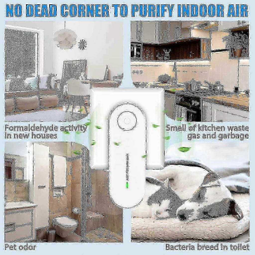 New 3-pack Plug-in Air Purifier Portable Negative Ion Generator Filterless Air Ionizers Home Air Filter Removes Odors Air Freshener
