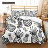 Fruit 3D Pineapple Fruit Pattern Duvet Cover Set King Queen Size Bedding Sets With Pillowcase For Boy Girl Polyester Bedding Set