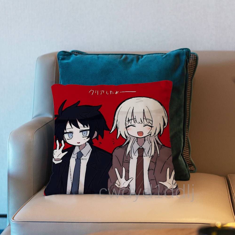 Anime SSaihate Station Pillow Case Cover Square Sofa With For Pattern Comfortable Cushion Suitable Of Room