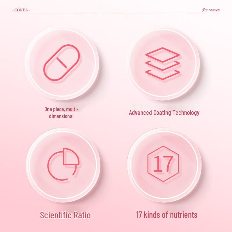 KANGENBEI Women's Multivitamin Mineral Tablets