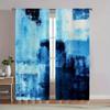2 - Panel Collection Abstract Art Printed Drapes Rod Pocket Style Ideal for Easy Hanging Fade - Resistant PolyesterDrapesIdeal forBedchamberKitchen