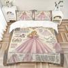 3pcs Auroras Ball Gown Bedding Set, Includes One Quilt Cover and Two Pillowcases, Bedroom and Guest Room Decoration. T72301176