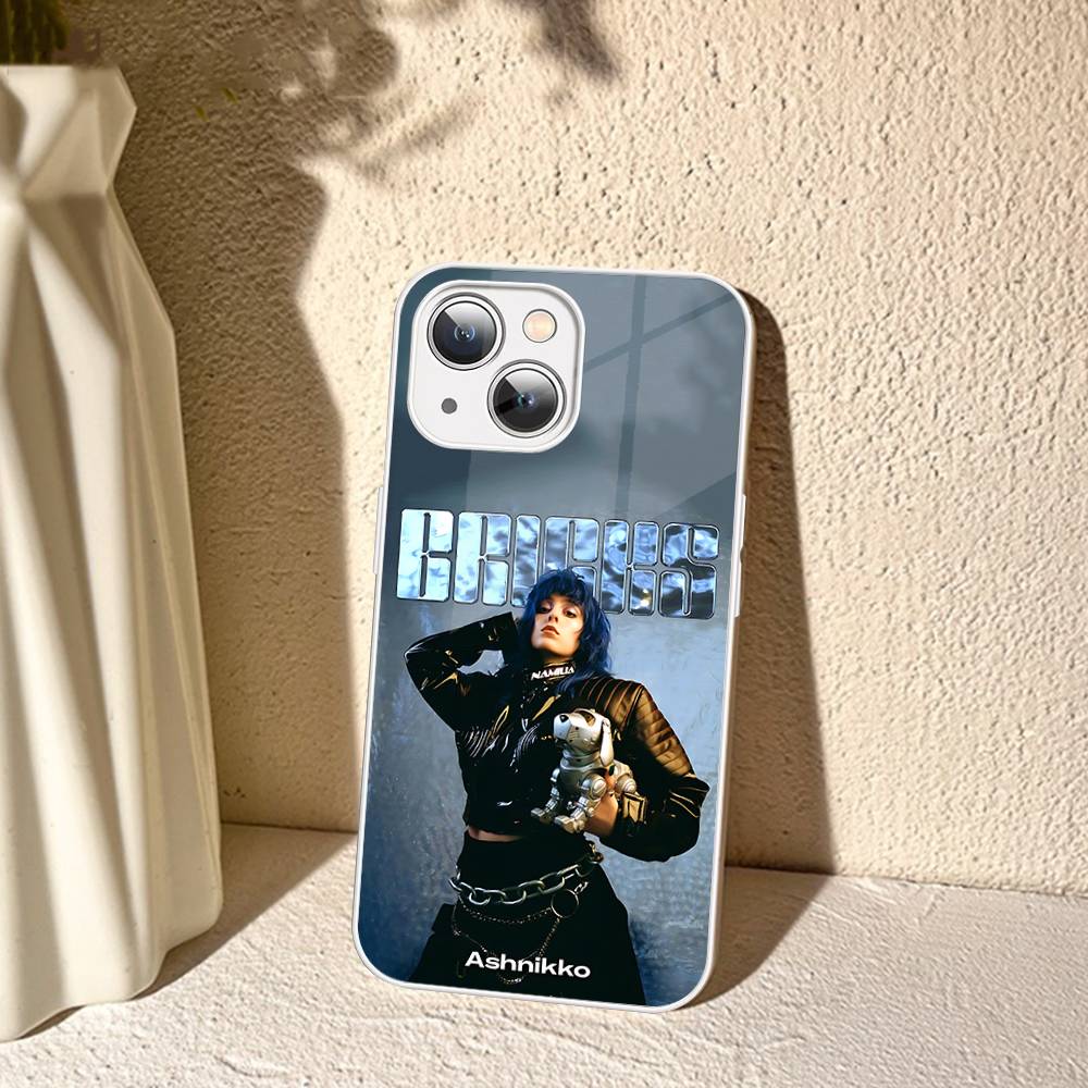 Ashnikko Rapper For IPhone 14 13 12 Mini 11 Pro XS Max X XR 14 Plus Tempered Glass Cover