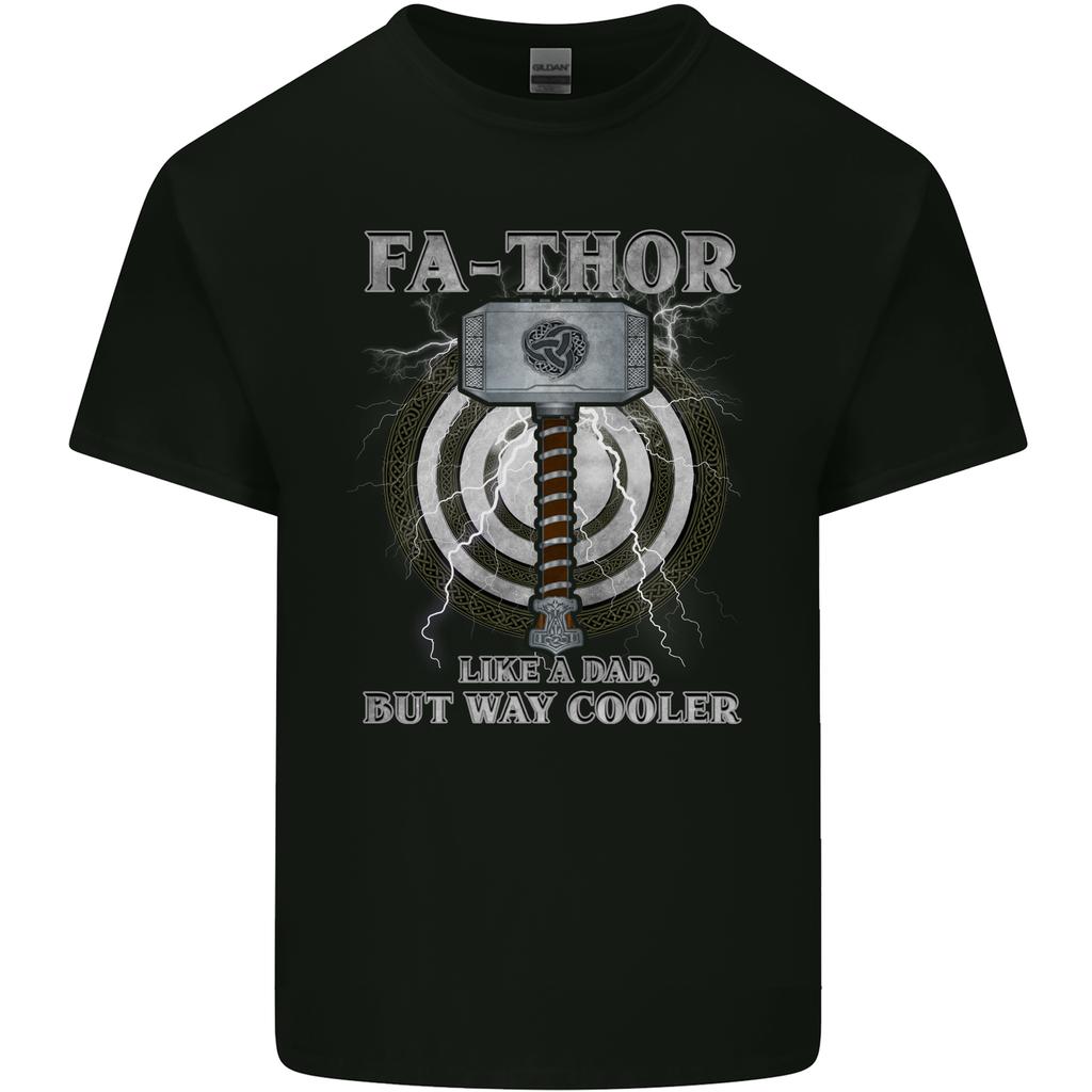 FATHOR Funny Fathers Day Thor Dad Unisexs Light Cotton TShirt