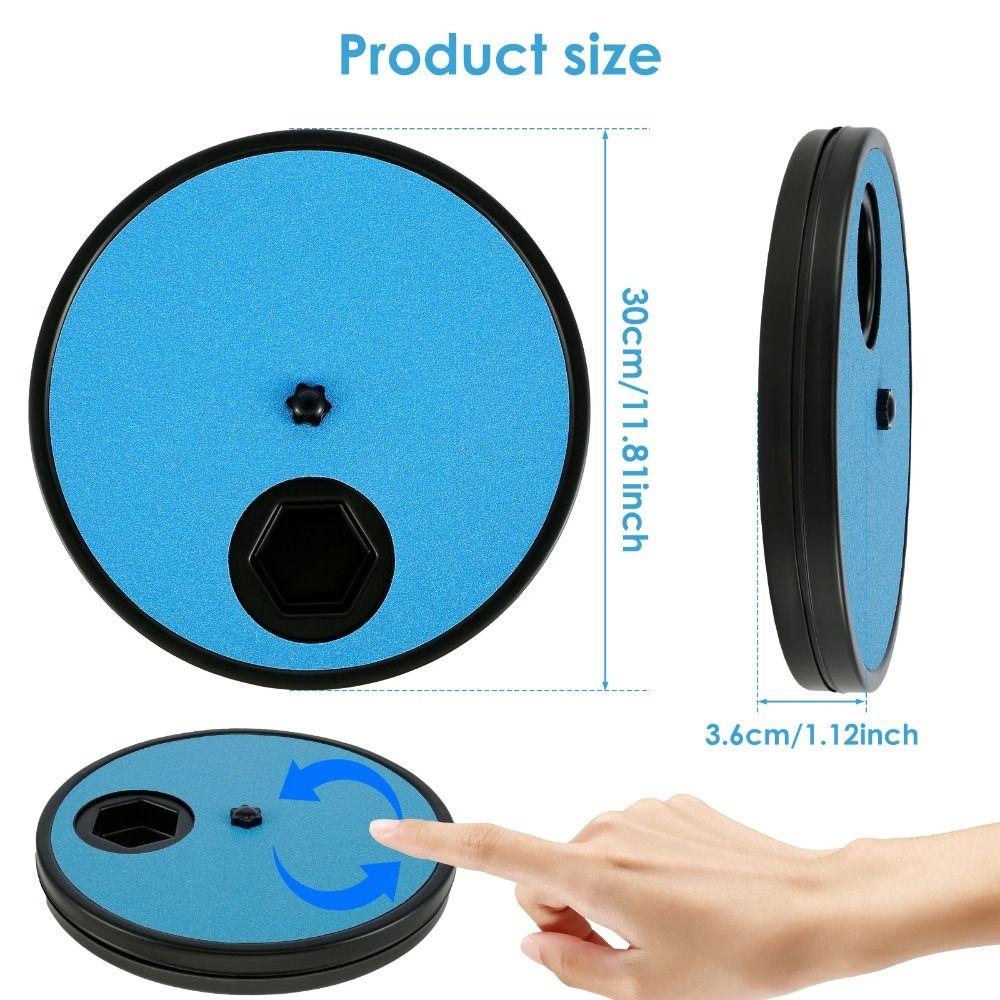 

Removable Dog Nail Scratch Board Rotating Pet Feeder Pet Nail Scratcher Dog Nail File Toy Cat синий