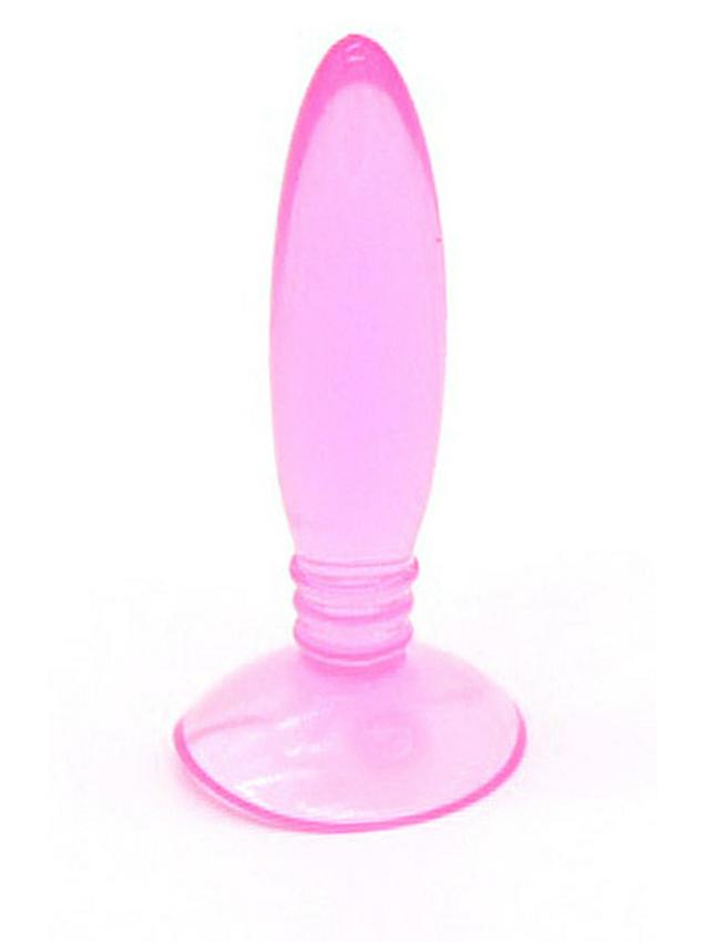 Unisex Silicone Suction Cup Anal Plug Dilator - Long Wear Adult Sex Toy