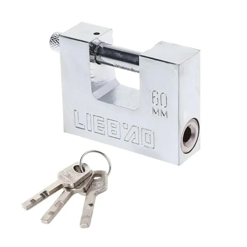 Candado rectangular Candado antirrobo Cerradura de seguridad Cerradura de puerta antirrobo de apertura horizontal antigua