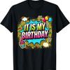 Pop Art Birthday - It Is My Birthday - Retro Comic Style T-Shirt