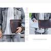 Genuine Leather Laptop Sleeve Case For Macbook Air M1 M2 M3 M4 Pro 13 14 15 16 Inch Briefcase Dell HP Computer Cover Bag For Men