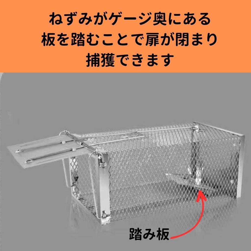 EINEY Large Square Mouse Trap with Pest Bait Mesh Mouse Pest Mouse Reusable for Small Mice and House Ideal for Indoors and Outdoors Steps, Trap,