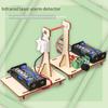 1 Set DIY Infrared Laser Alarm Teaching Model Light-Controlled Trigger STEM Toy for Student Physics Science Experiment