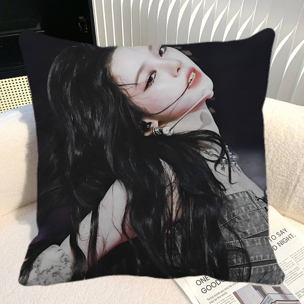 Karina Yu Ji Min Pillow Case Square Pillow Bedroom Sofa Leisure Comfort Cushion Car Home Decoration