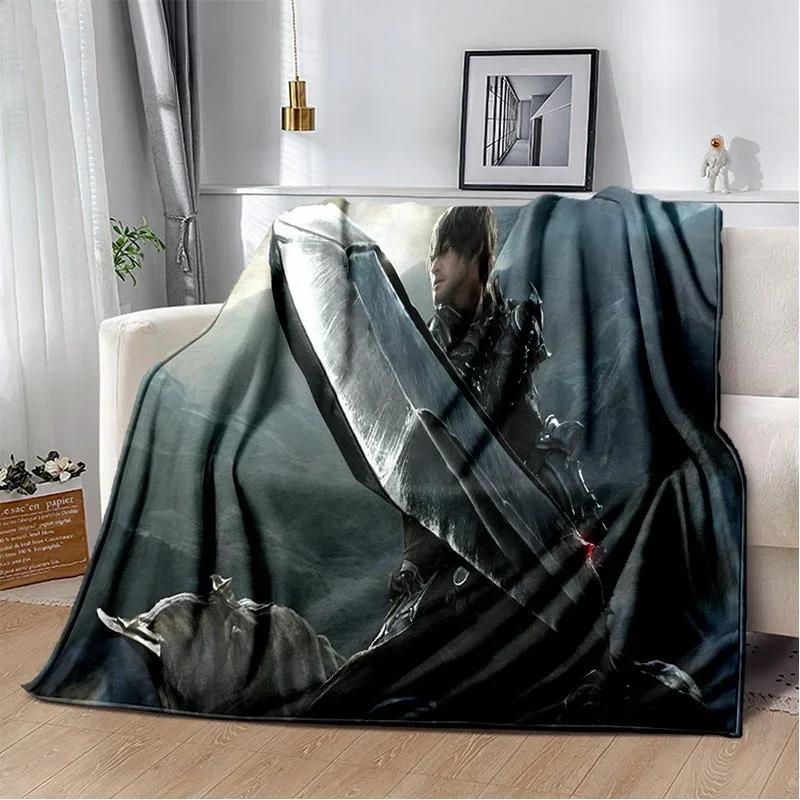 Fashion Final Fantasy Series Game Soft Plush Blanket,Flannel Blanket Throw Blanket For Living Room Bedroom Bed Sofa Picnic