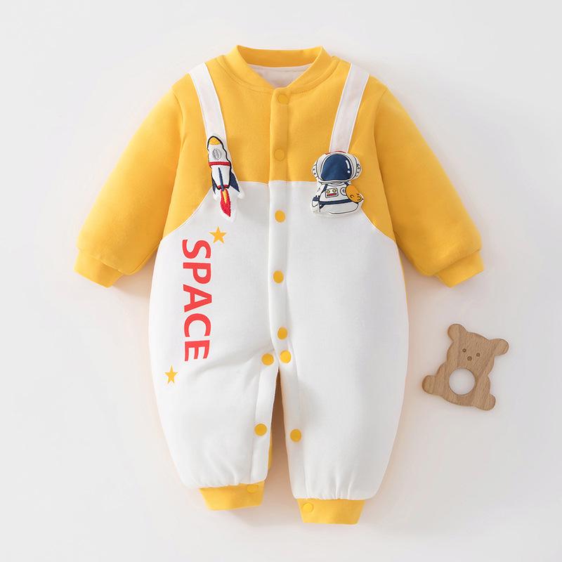 Super Cute Baby Cotton-Padded Quilted Romper Jacket for Autumn/Winter