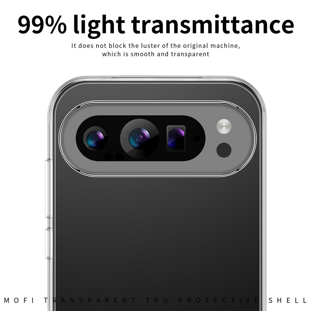 MOFI For Google Pixel 9 Pro Case Flexible TPU Shock Absorption Phone Cover