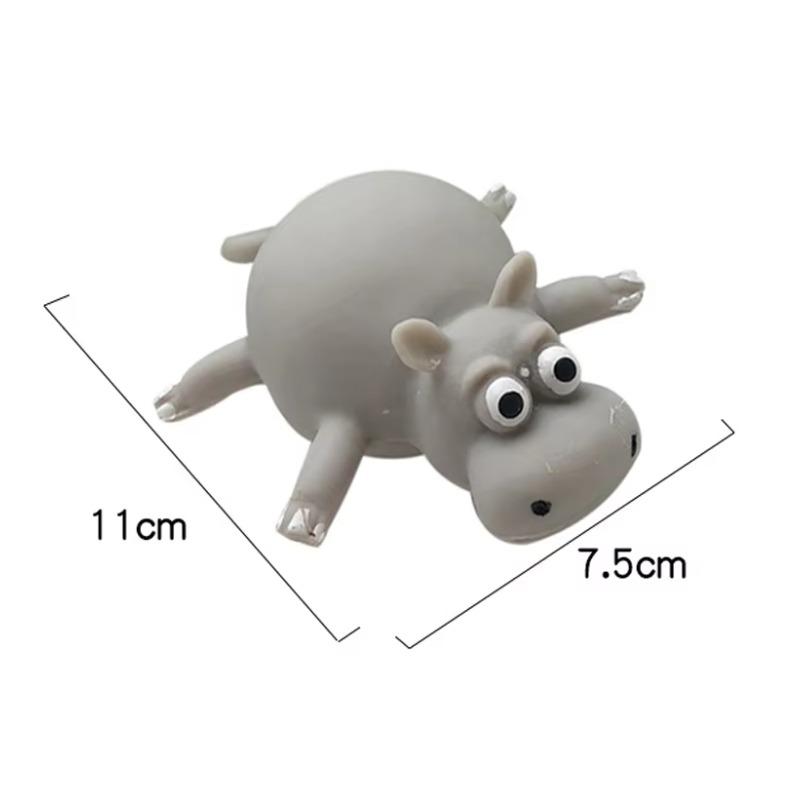 Kids Funny Dinosaur Animals Inflate Vent Balls Toy Squeeze Soft Ball Balloon Fidget Party Sports Cute Funny Games Toys Gift