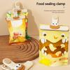 Creative Multifunctional Food Snack Sealing Clip Moisture Proof Food Preservation Kitchen Office Bag Clip Refrigerator Storage