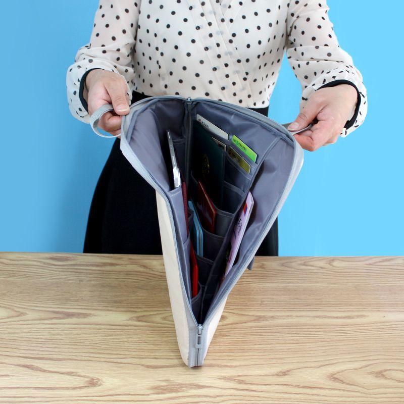 Portable ID Storage Bag Card Bag Pending Delivery Document Bag Waterproof