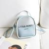 Women's Bag Autumn and Winter New Printing Color Scheme Backpack Simple Mobile Phone Bag Transparent Backpack Small Bag