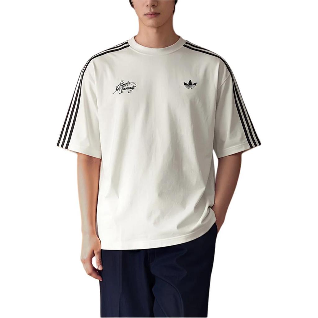 Adidas Originals OG Loose Fit Cotton Sports Short Sleeve T-Shirt Men Tops LD3868