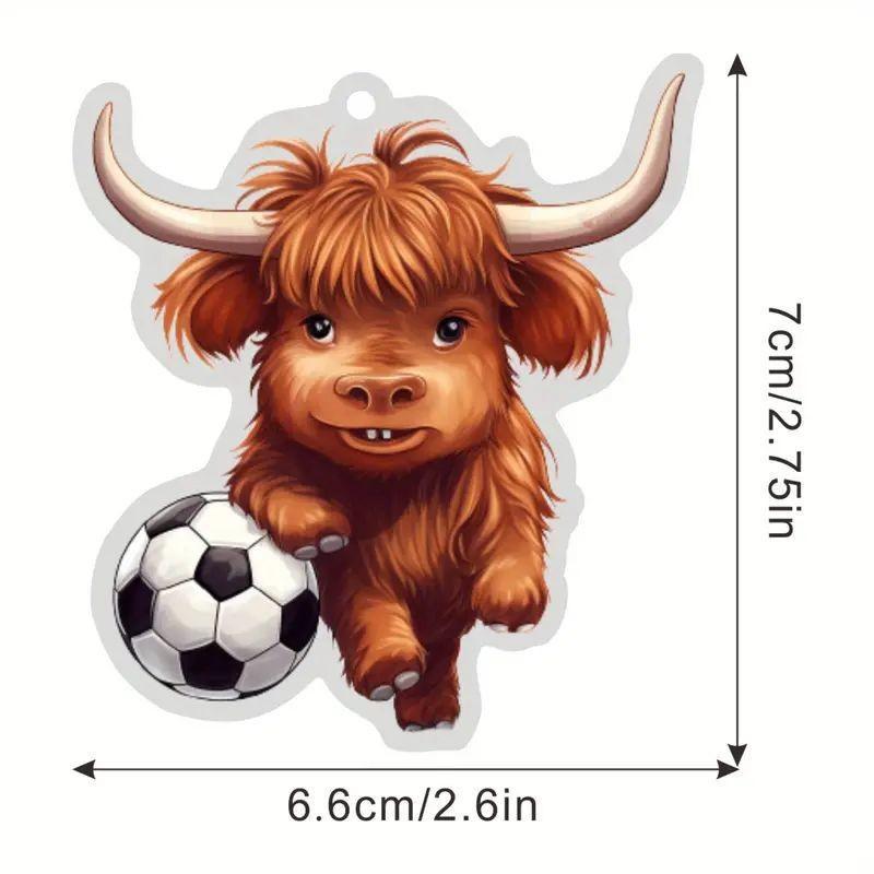Bright Delightful And Acrylic Car Hanging Charm For Trendy Interior Car Decor