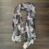 Used TARA BLANCA Large Shawl Silk Cotton